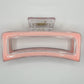 It Girl Jumbo Clip CLEAR/PINK