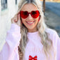 Heart Eyes Sunnies RED *FINAL SALE*