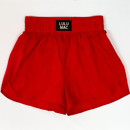 Lulu Mac Solid Shorts RED