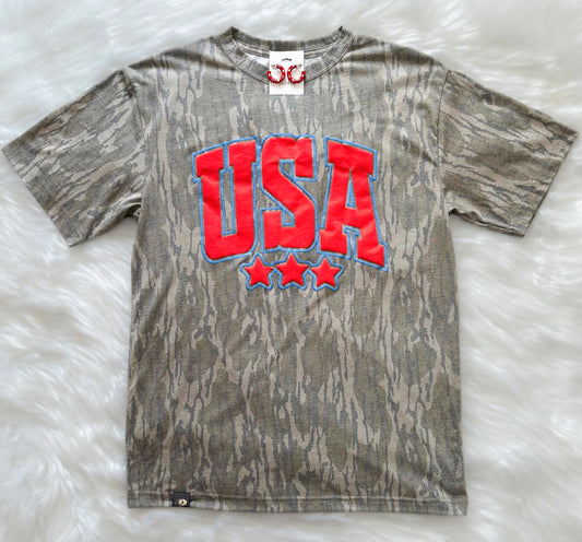 USA Stars Puff Tee