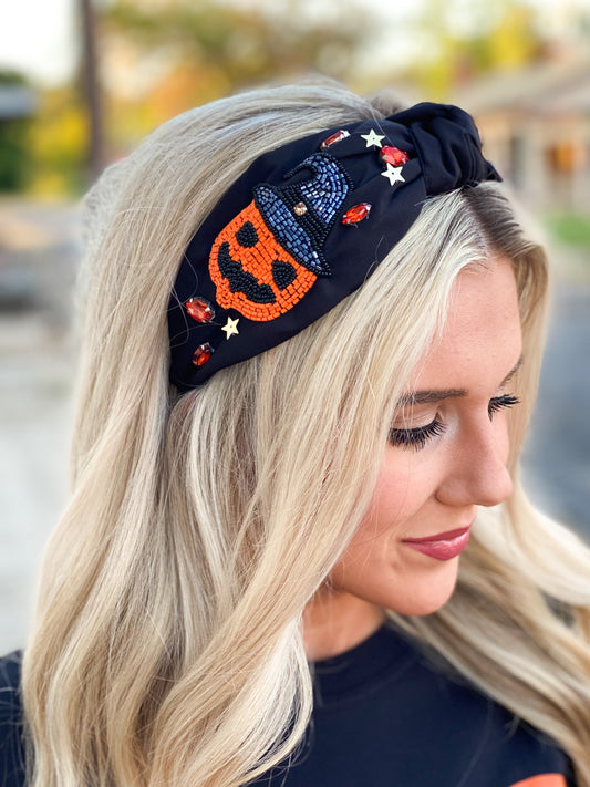 Spooky Season Headband BLACK