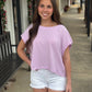 Out & About Top LILAC