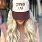 Cowboy Hat Brown/Tan Trucker Hat