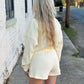 Lulu Mac Waffle Shorts BUTTER