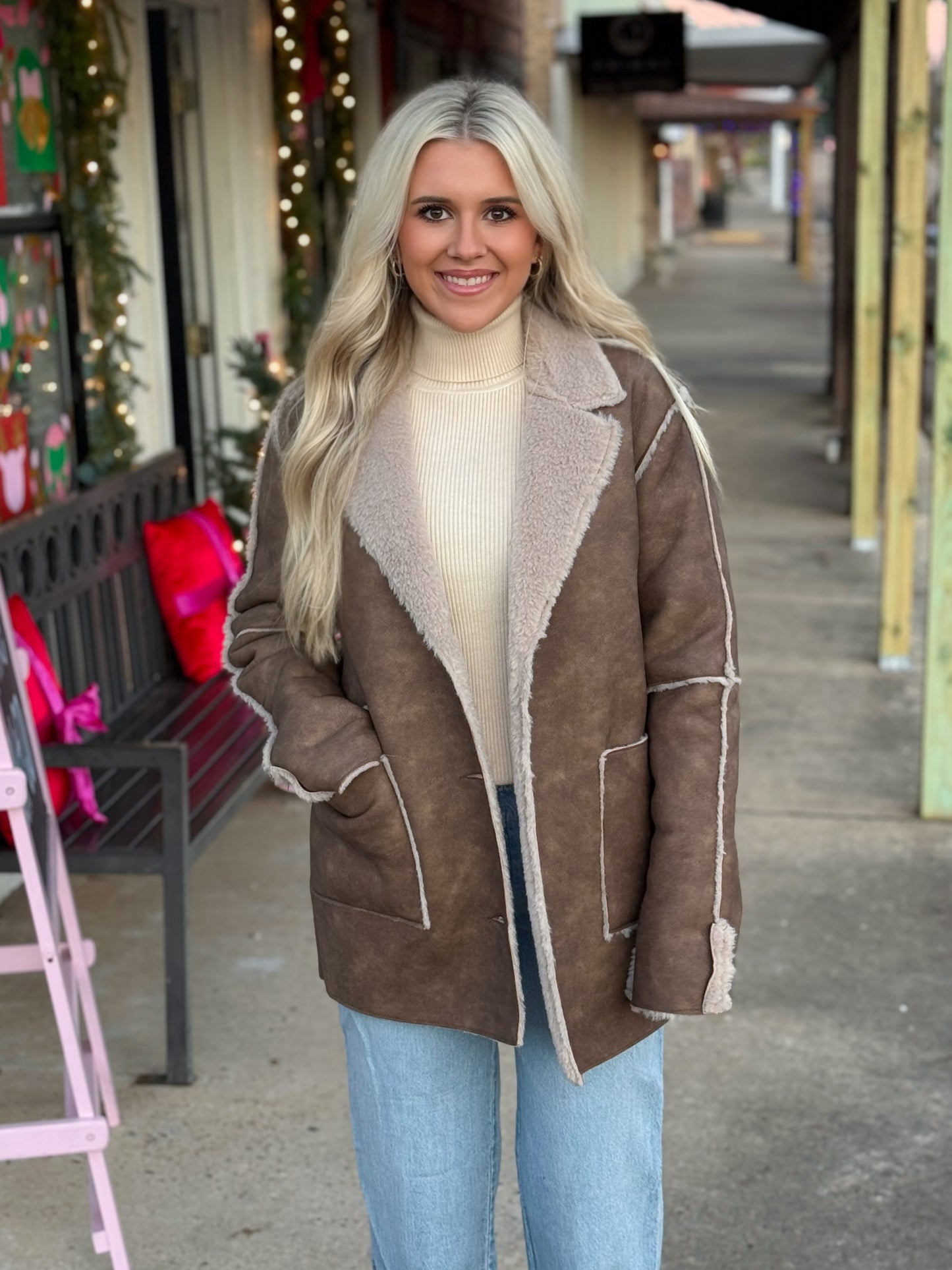 Keep Me Cozy Coat CAMEL