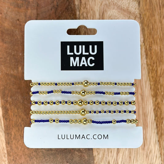 Lulu Mac Bracelet Set NAVY