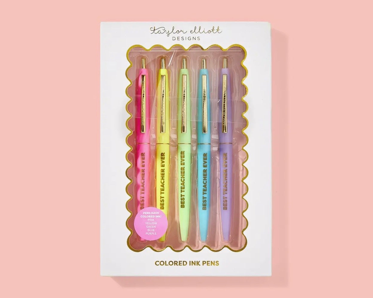 Best Teacher Ever Pen Set