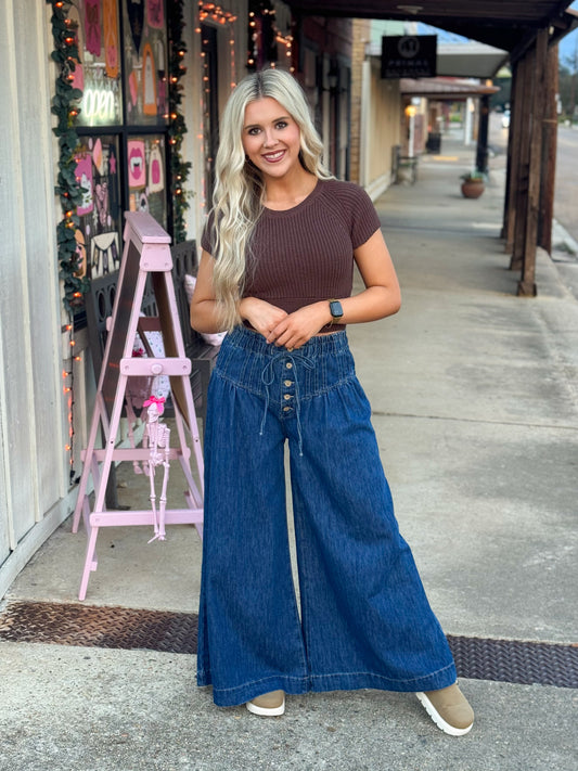Chasing Fame Wide Leg Pants