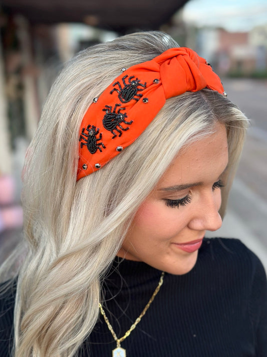 Spider Headband ORANGE