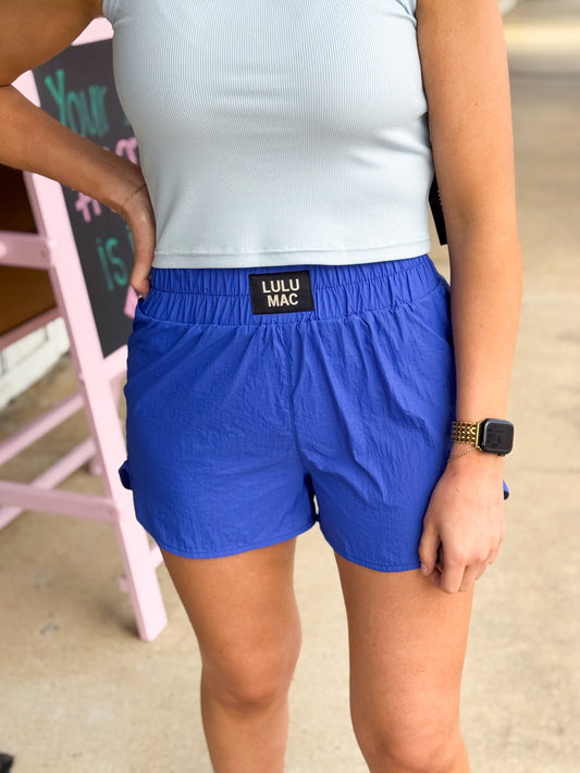 Lulu Mac Solid Shorts ROYAL