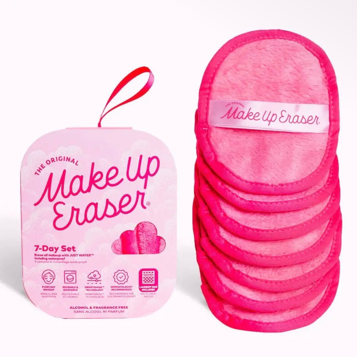 Original Pink 7-Day Makeup Eraser Set