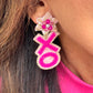 XOXO Beaded Earring PINK