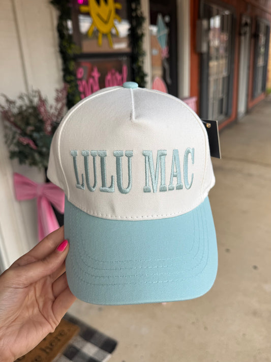 Lulu Mac Trucker Hat LIGHT BLUE