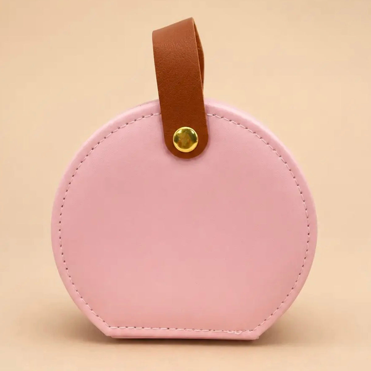 Polka Dot Jewelry Travel Case PINK