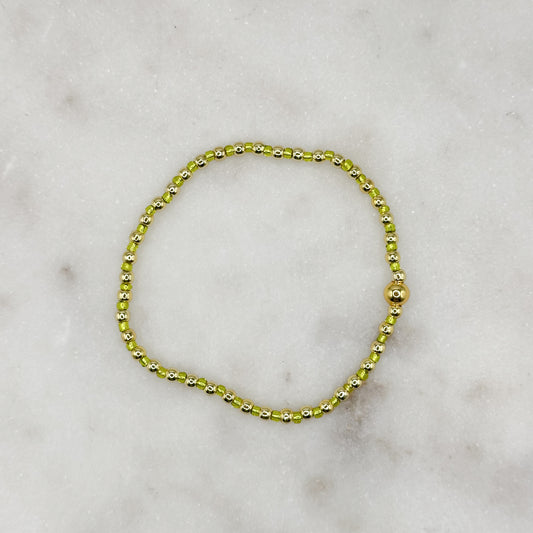 The Poppy Bracelet LEMON LIME