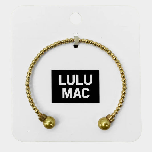 Lulu Mac Gold Cuff Bracelet