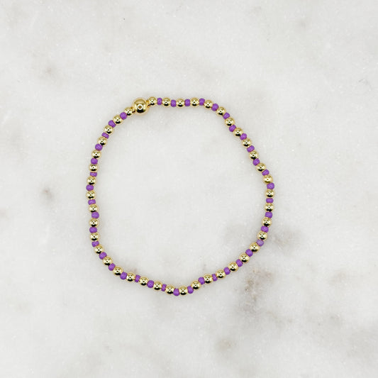 The Poppy Bracelet PURPLE