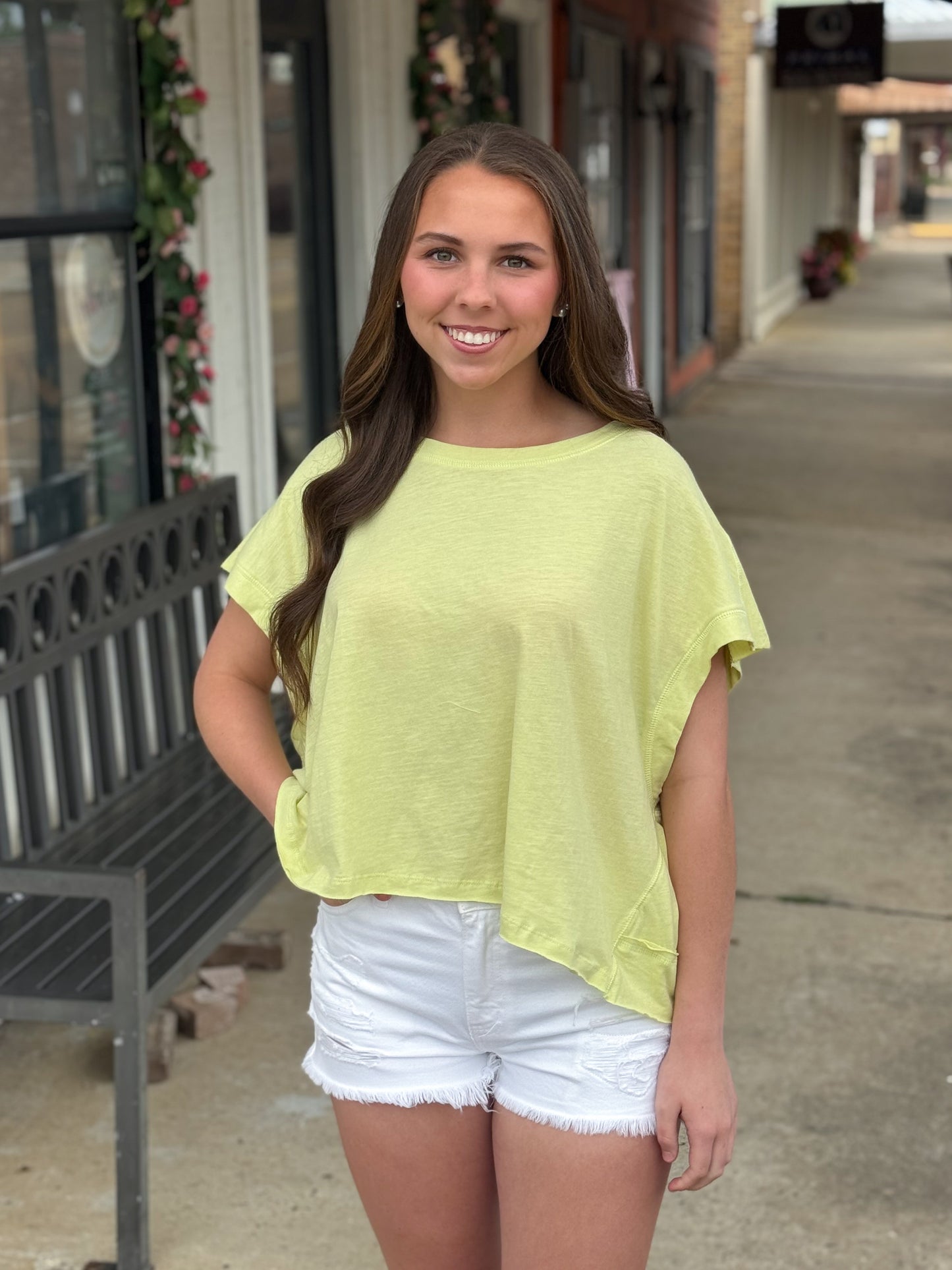 Out & About Top LIME