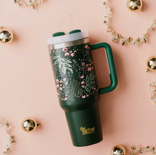 Jolly Sprig Green 40 oz Tumbler