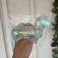 Glitter Weenie Dog Squishy BLUE