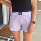 Lulu Mac Solid Shorts LAVENDER