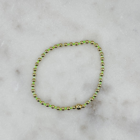 The Poppy Bracelet APPLE GREEN