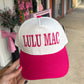 Lulu Mac Trucker Hat HOT PINK