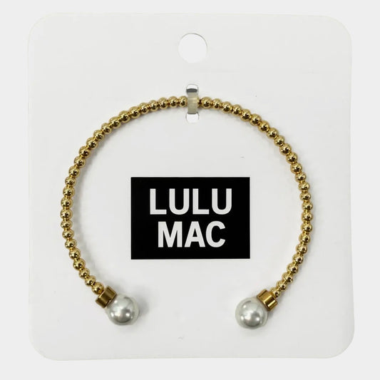 Lulu Mac Pearl Cuff Bracelet