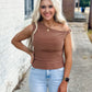 Weekend Crush Top LATTE *FINAL SALE*