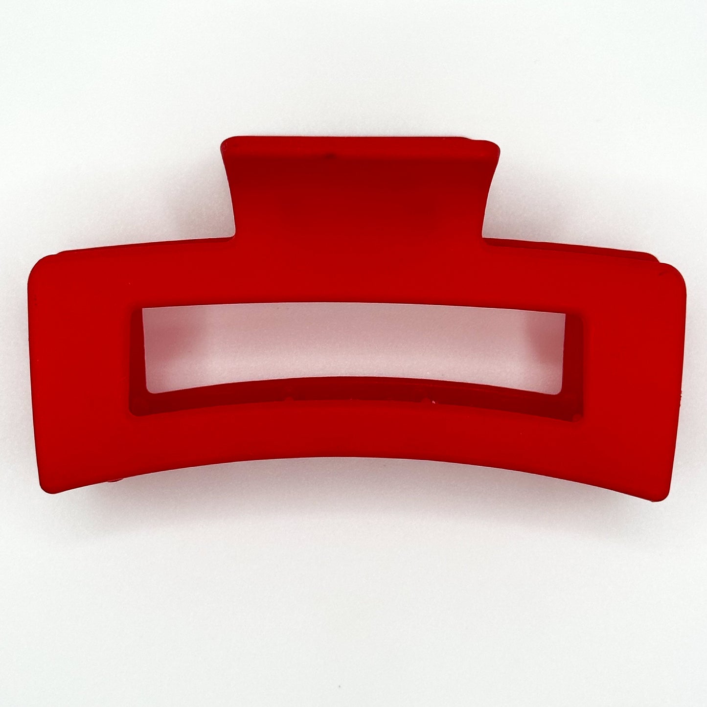 Matte Square Clip RED