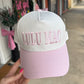 Lulu Mac Trucker Hat LIGHT PINK