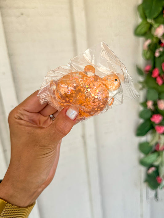 Twinkle Turtle Squishy ORANGE