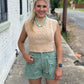 Forever Dream Corduroy Shorts SAGE