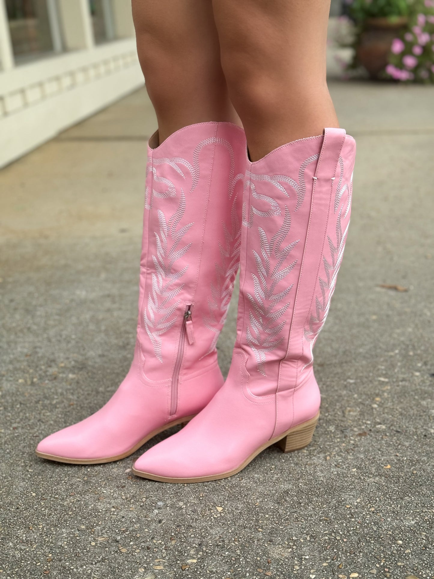 Queen Dolly Western Boots PINK