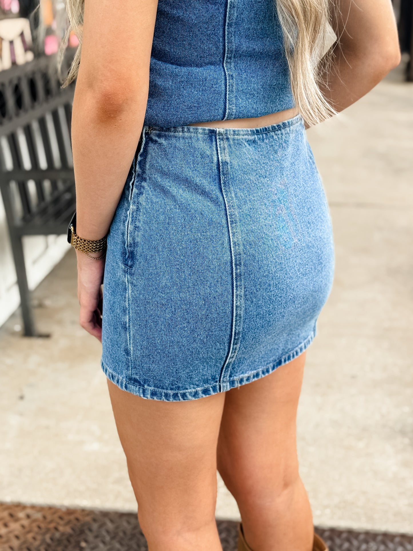 Already Iconic Denim Skirt