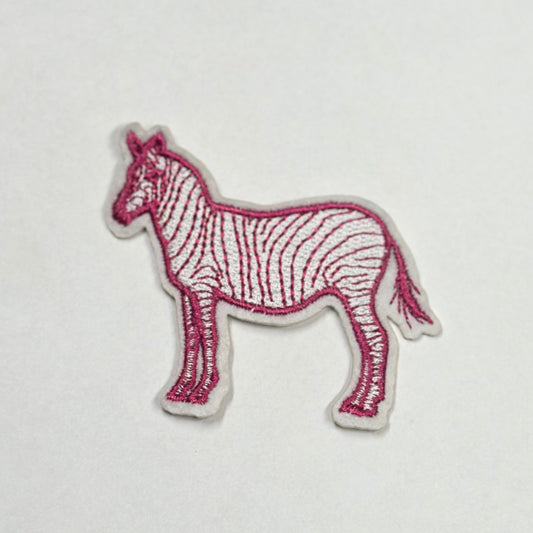 Zebra Iron On Patch