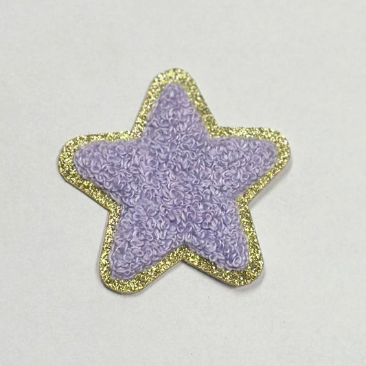 Star Iron On Patch PURPLE