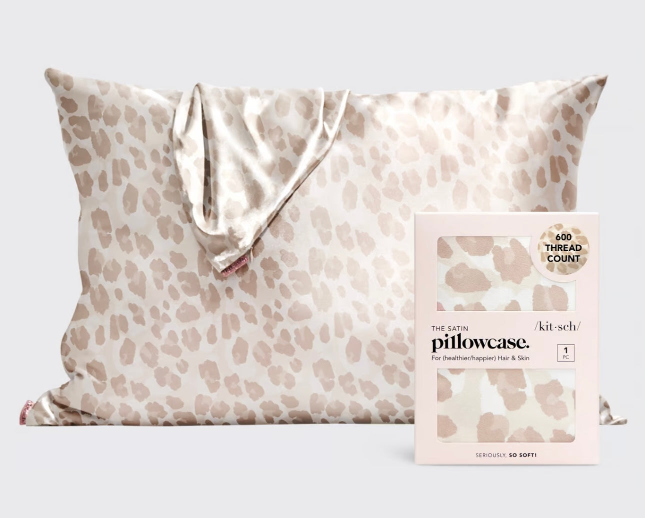 Leopard Satin Pillowcase