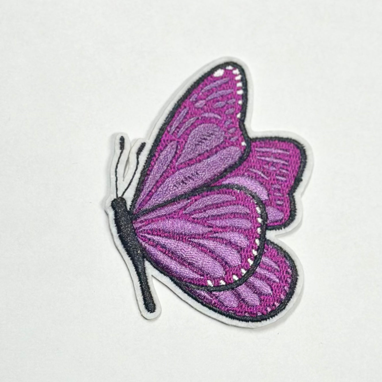 Purple Butterfly Iron On Patch