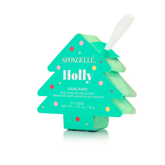 Spongelle Christmas Tree Sponge GARLAND
