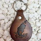 Leather Keychain FISH