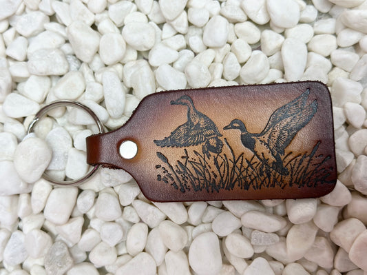 Leather Keychain DUCK