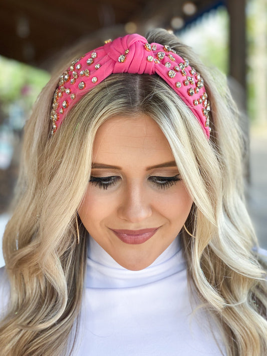 Ivy Headband HOT PINK