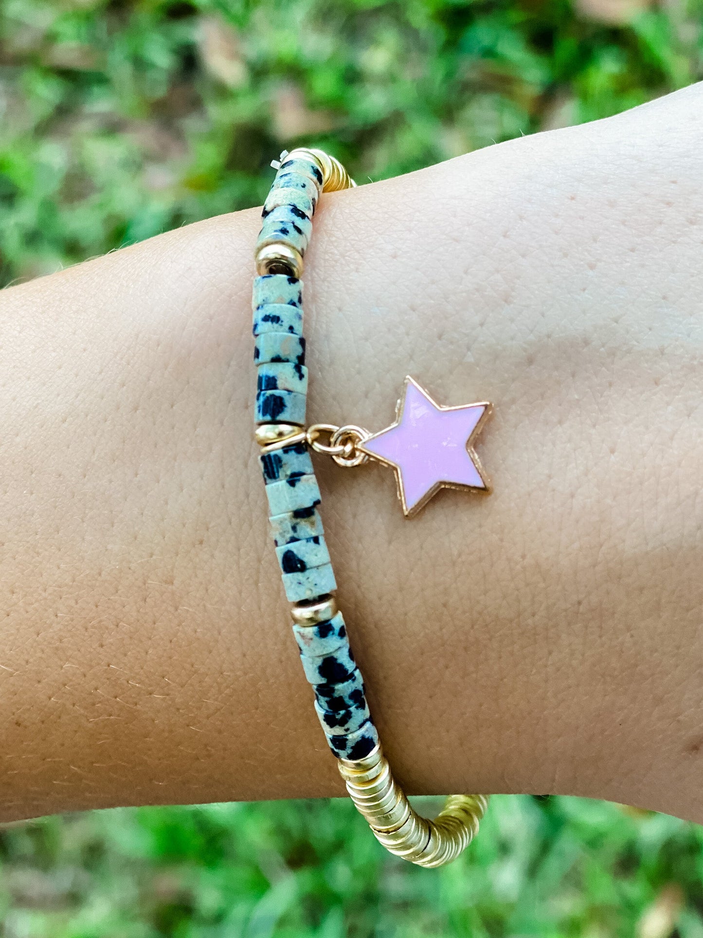 Star Charm Bracelet PINK